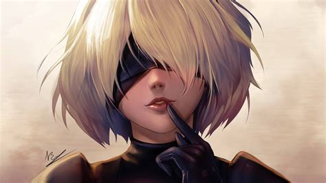 750x1334 Resolution Female Animated Character Wallpaper Nier