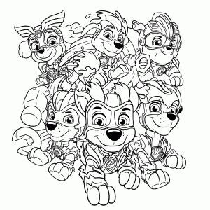 Best coloring pages of the most popular paw patrol characters. Site Search & Discovery powered by AI in 2020 | Paw patrol ...