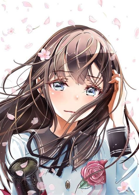 Brown Hair Anime Girl Crying Anime Wallpaper Hd