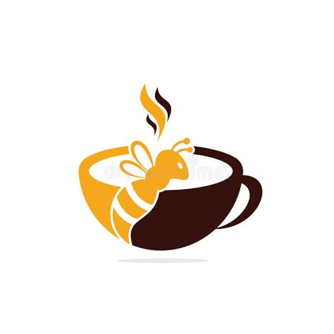 Coffee Bee Logo Inspiration Stock Vector Illustration Of Healthy
