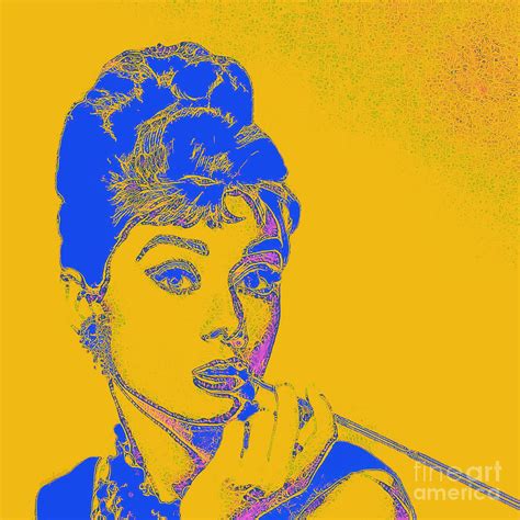 Audrey Hepburn 20130330v2 Square Photograph By Wingsdomain Art And