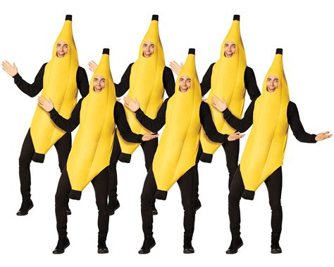 Ultimate Banana 6 Packs Bunch Costume Rasta Imposta