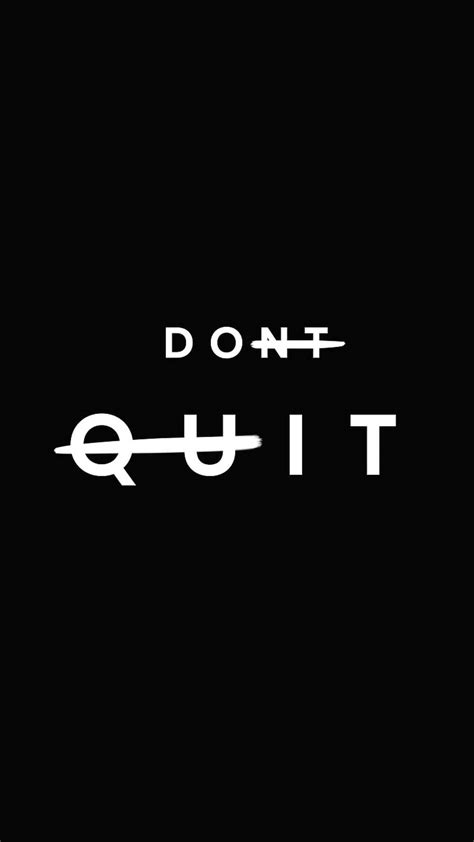 Download Dont Quit Do It Aesthetic Black Quotes Wallpaper
