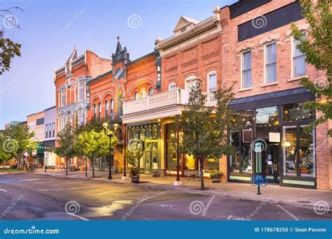 Provo Utah Usa Downtown On Center Street Stock Photo Image Of