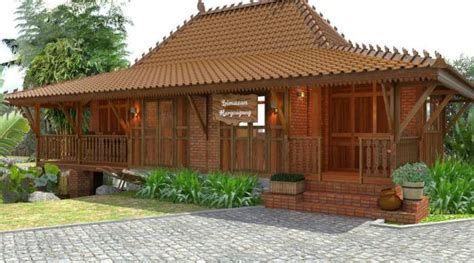 Hunian bisa terlihat lebih mewah dengan atap limas atau atap perisai dibandingkan atap pelana. Inilah Rumah Adat Jawa Tengah (Joglo), Gambar dan ...
