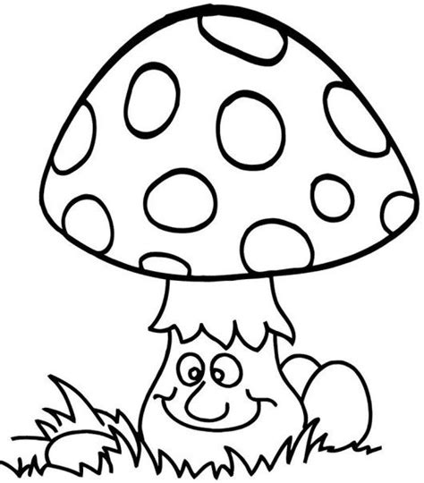 mushroom coloring page images  pinterest fungi mushroom