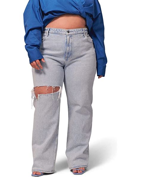Abercrombie And Fitch Curve Love High Rise 90s Relaxed Jeans