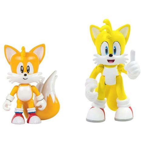 Sonic The Hedgehog Classic Tales And Modern Tails Action Figure 2 Pack