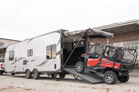 2019 Atc Aluminum Toy Hauler 01 Toppers And Trailers Plus