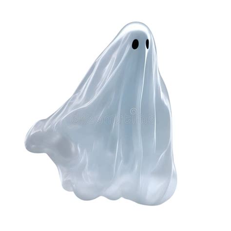 A Close Up Image Of A Ghost Ai Generated Stock Photo Illustration