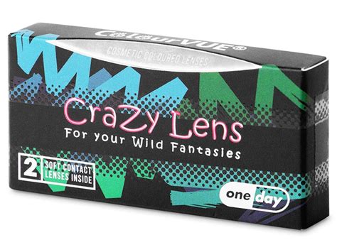 Colourvue Crazy Lens Blackout Daily Plano 2 Lenses