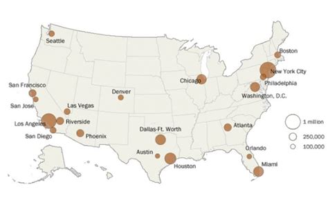 Estas son las ciudades con más inmigrantes indocumentados en Estados