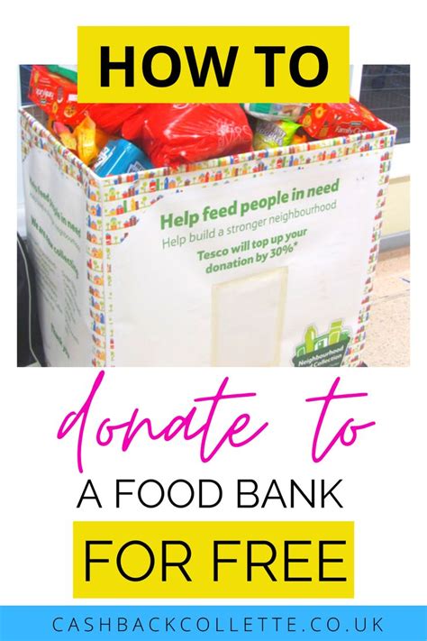 How To Donate To A Food Bank For Free Food Bank Free Food Free