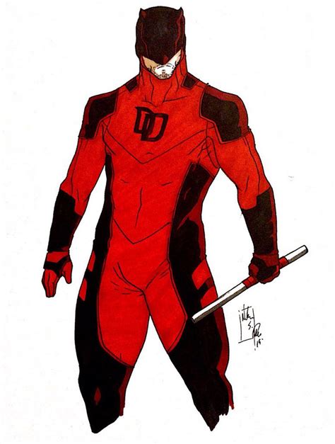 Daredevil Redesign By Nathandiazart Héroes Marvel Personajes Comic