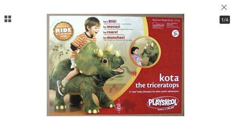 Playskool Kota My Triceratops Ride On Interactive Dinosaur