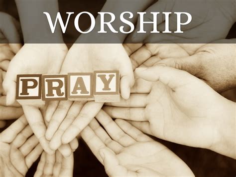 Worship Prayer By James Eaves