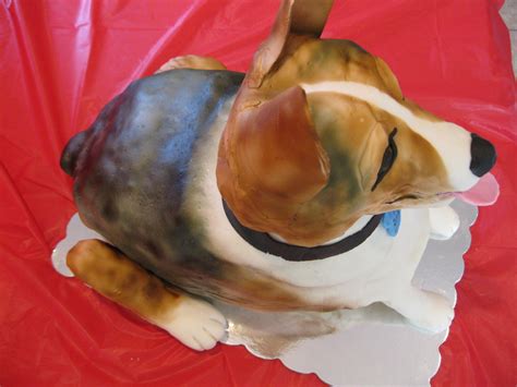 Cake It From Me Corgi Dog Sculpted Cake
