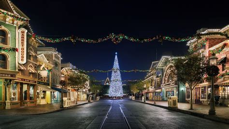 Disneyland Christmas Desktop Background