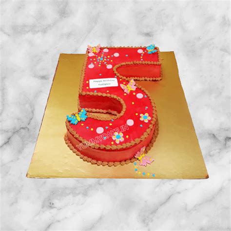 5 Years Birthday Cake Online Free Delivery Yummycake
