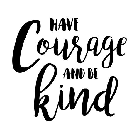 Have Courage And Be Kind Quote Wall Sticker Red Panda Wall Stickers