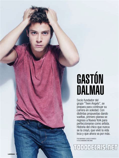 En çok cris morena televizyon dizisinde casi ángeles ve teen angels müzik grubunun bir üyesi olarak ramiro rama ordóñez oynamasıyla tanınır. SoloAngelesDeCris: Entrevista a Gastón Dalmau en Revista ...