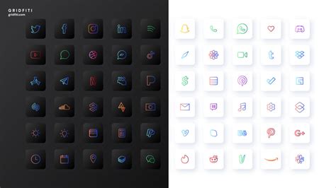 100 neon iphone ios 14 app icons black and white app icons ios 14. 20+ Aesthetic iOS 14 App Icons & Icon Packs for Your ...