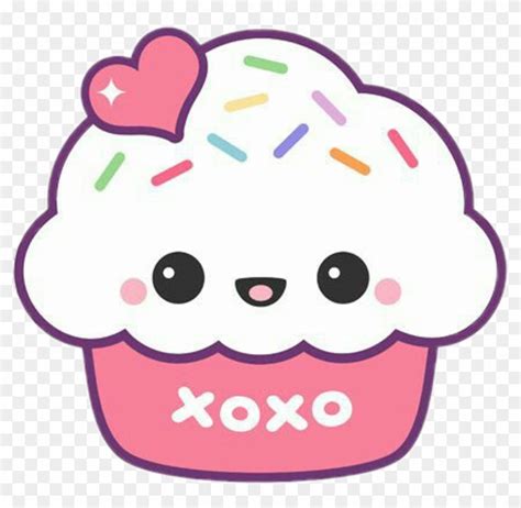 Cupkake Cake Xoxo Cute Kawaii Cute Cupcake With Face Free
