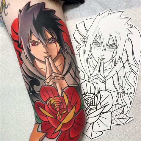 Sasuke Uchiha Tattooed By Chris Mesi At Black Dahlia Tattoo In Woodbury