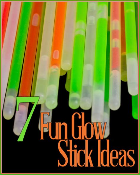 7 Fun Glow Stick Ideas My List Of Lists Find The Best Diy Home