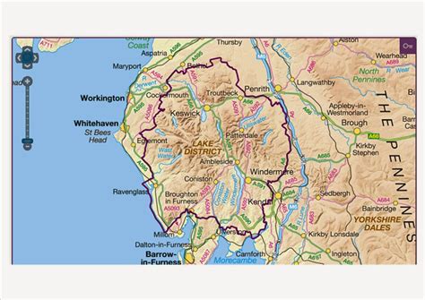 Destinations • europe • uk • lake district map. Geography - with a little outdoor goodness thrown in ...