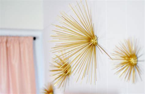 Diy Gold Sea Urchin Starburst Wall Decor Tutorial Love Maegan