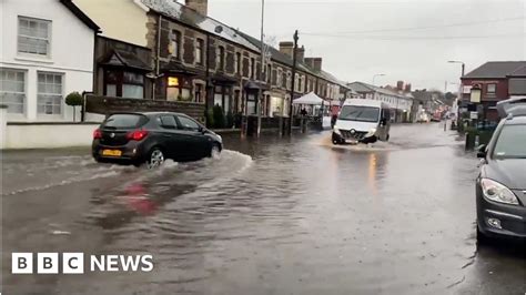 Heavy Rain In Cardiff Brings Flooding To Whitchurch Bbc News