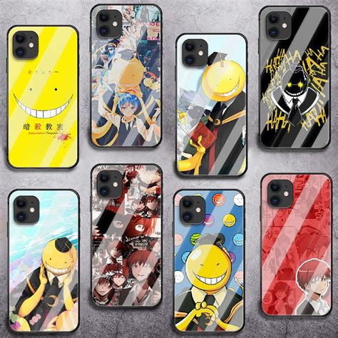 Buy Assassination Classroom Anime Tempered Glass Phone Case Cover For