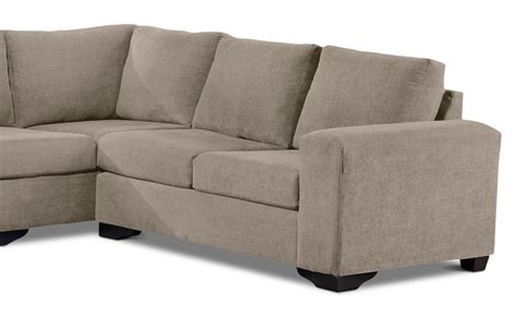 Danielle 3 Piece Sectional With Left Facing Corner Wedge Pewter Leons