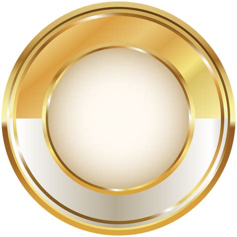 Gold Badge Png Transparent Image Gold Design Background Round Logo