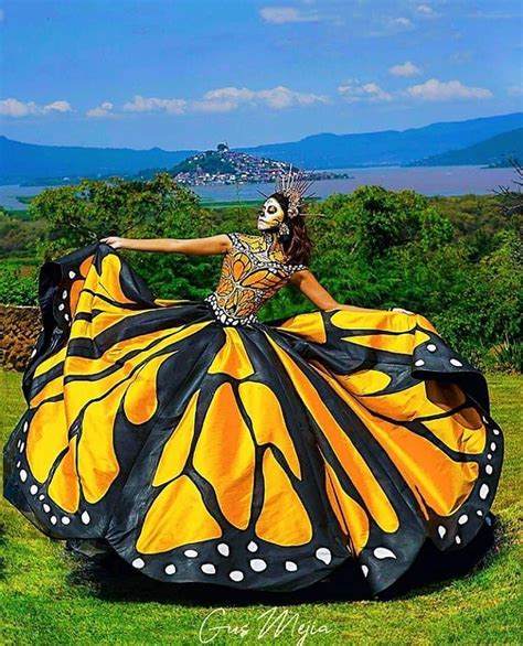 Monarch Butterfly Costume Butterfly Dress Day Of The Dead Costume