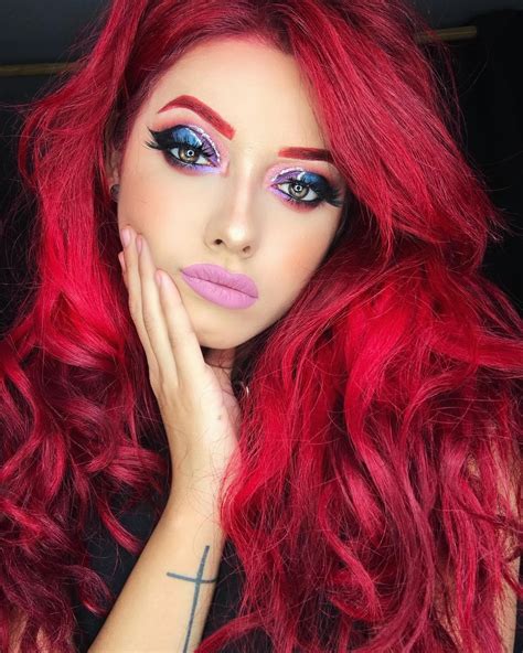 Yadeemua Is Always So Gorgeous In Red She Used Wrath For This Radiant Color ️
