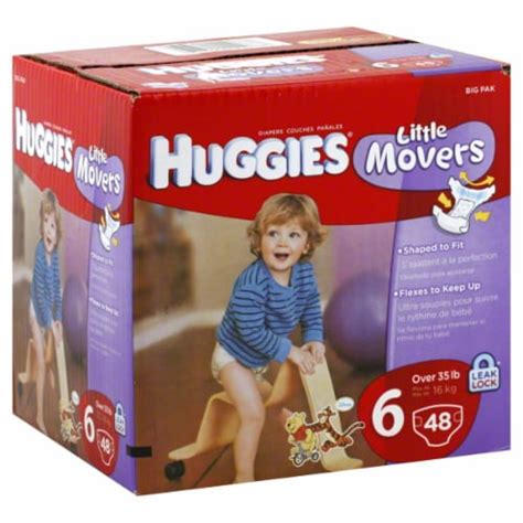 Huggies Little Movers Size 6 Diapers 48 Ct Frys Food Stores