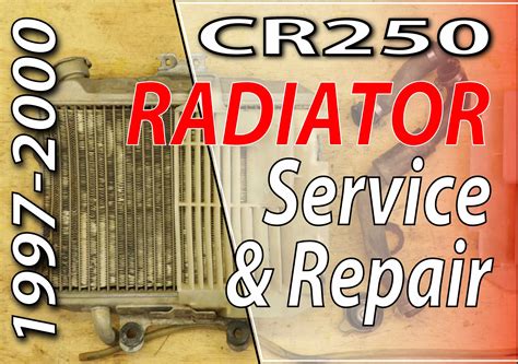 Icw dirt bike radiator repair. 1997-2001 Honda CR250 - Cooling System - Radiator Service ...