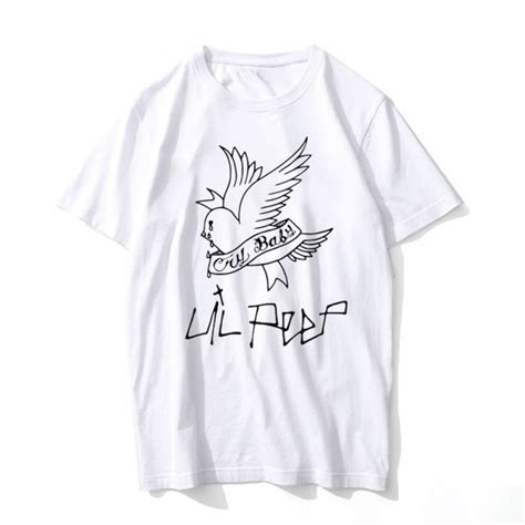 Lil Peep T Shirt Men Summer Graphic Tees Rap Rapper T Shirt Male Hip