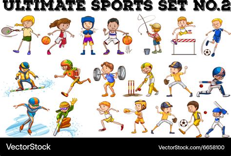 Different Kind Of Sports Royalty Free Vector Image