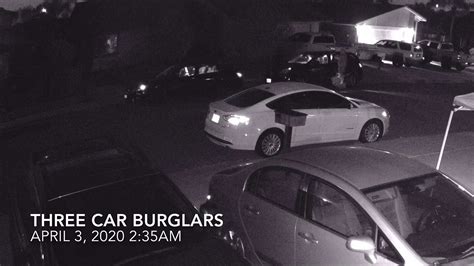 Neighborhood Car Burglaries April 3 2020 YouTube