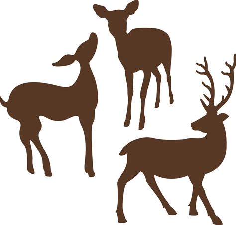 Deer Silhouette Clip Art Animal Silhouettes Png Download 16001530