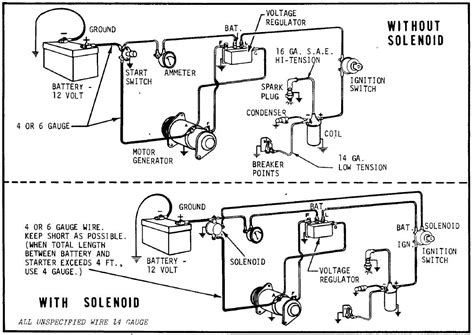 Welcome to the page of all things 12 volt! Delco Starter Generator Wiring Diagram Diagrams Schematics At | Car starter, Wire, Diagram