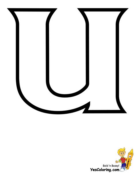Printable Alphabet U Alphabet Coloring Pages Printable Letters Easy