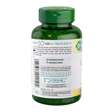 What to look for in a vitamin c supplement. Order Nature's Bounty Omega-3 Cod Liver Oil, 100 Softgels ...