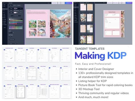 Tangent Templates Kdp And Printable Software Create Low Content