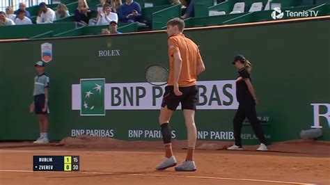 Hot Shot Bublik Goes Up And Over Zverev In Monte Carlo Video Search