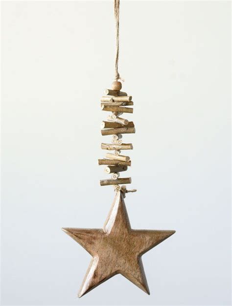 Wooden Star Ornament With Accents Wooden Stars Star Ornament Diy