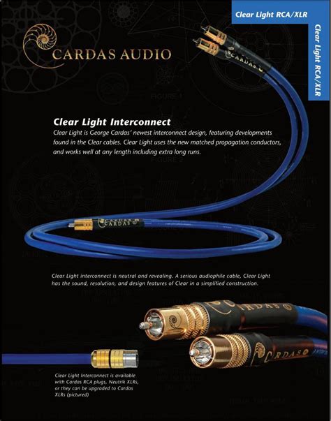 Check spelling or type a new query. Cardas Clear Interconnects | Signature Sound